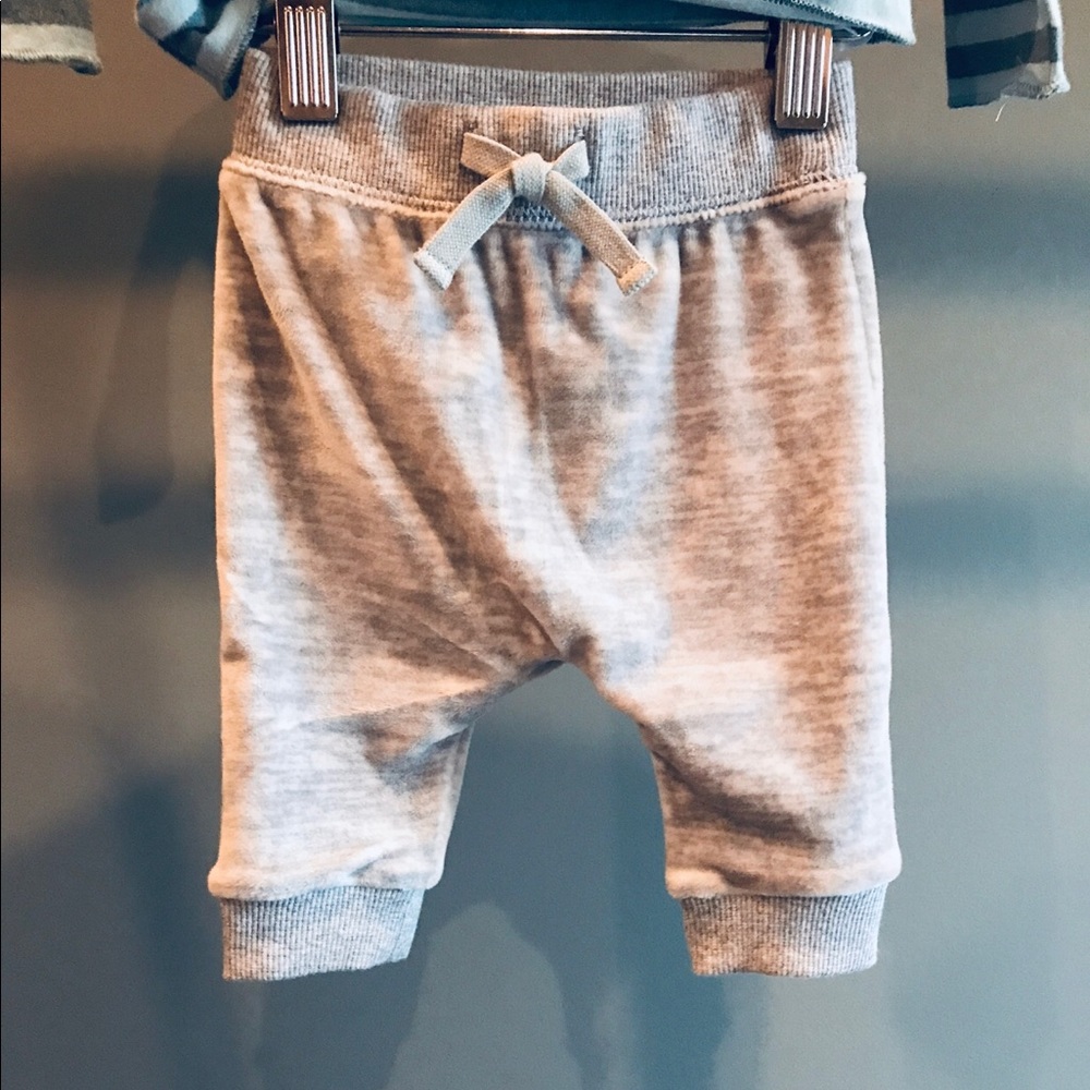Gymboree Baby Boy Grey Velour Pants